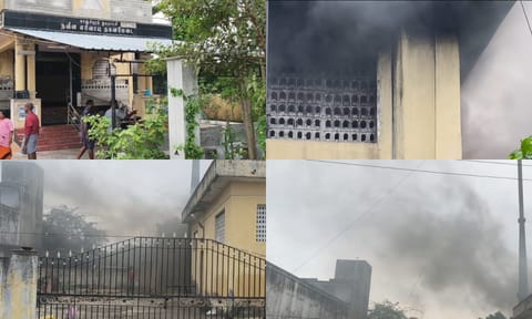 Kancheepuram Corporation’s gas crematorium malfunctions, residents affected by smoke