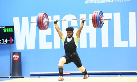 Narayana Ajith in action during the national games (file photo) 
