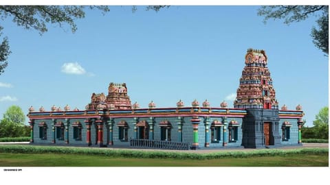 Proposed 3D picture of the temple