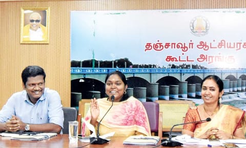 Collector Priyanka chairing grievance meet on Friday 