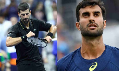 Novak Djokovic dedicated a celebratory dance to his daughter Tara on her birthday after the match; Yuki Bhambri