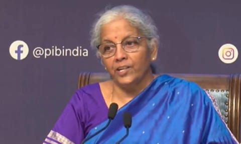Finance minister Nirmala Sitharaman 