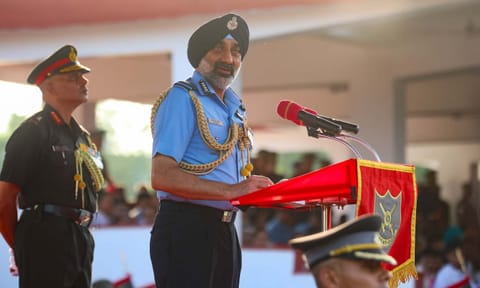 Chief of the Air Staff, Air Chief Marshal Amar Preet Singh (Photo: Justin George) 