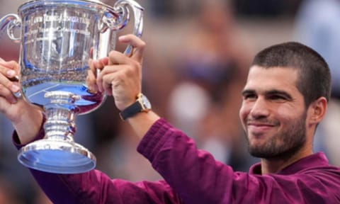 Alcaraz beats Sinner to clinch men's singles title and world No. 1 crown (IANS)