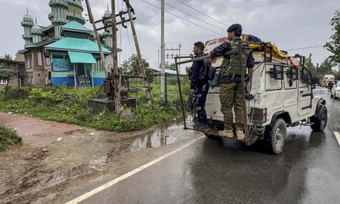 National Investigation Agency (NIA) conducts searches at 22 locations in terror-related cases, in Kulgam, Jammu and Kashmir, Monday, Sept. 8, 2025 (PTI) 