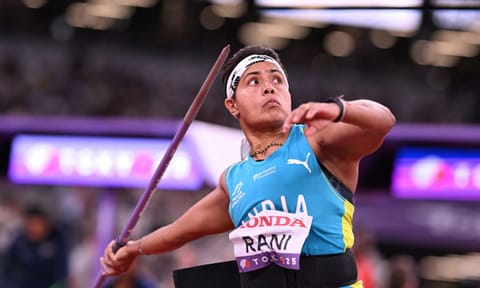Annu Rani in action during the qualifiers