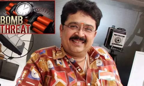 S Ve Shekhar's residence gets second bomb threat (Photo/Daily Thanthi)