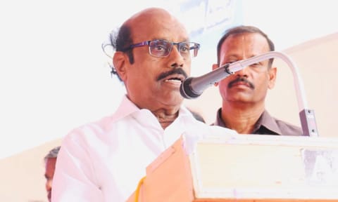 Public Works, Highways and Minor Ports Minister EV Velu (Photo: X-@evvelu)