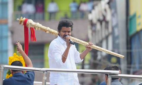 TVK chief Vijay 