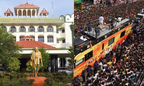 Madurai Bench of the Madras High Court; Vijay's campaign rally in Karur