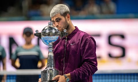 Alcaraz wins eighth title of season in Tokyo