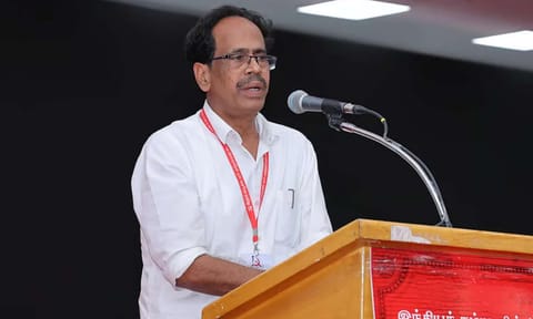 CPI state secretary M Veerapandian 