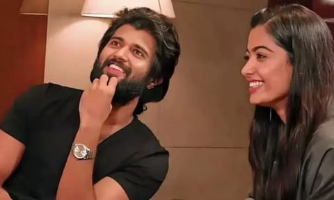 Vijay Deverakonda and Rashmika Mandanna 