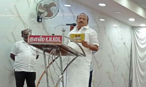 State Minister for Agriculture and Farmers' Welfare, MRK Panneerselvam 