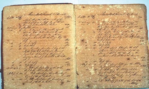 Lamination of old land records