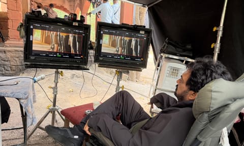Puri-Sethupathi film set (Photo/X@PuriConnects)