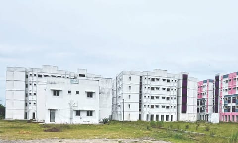 The four-storey project with 1,152 flats in 16 blocks is located at Poochi Aathipedu village in Uthukottai taluk