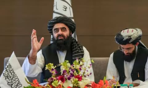 Afghanistan Foreign Minister Amir Khan Muttaqi (left) (PTI)