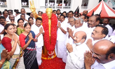  Palaniswami said the AIADMK cadres were always the first to voice the concerns of the people of the state