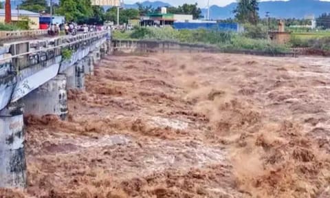 A view of Vaigai dam