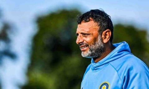 India's batting coach Sitanshu Kotak 