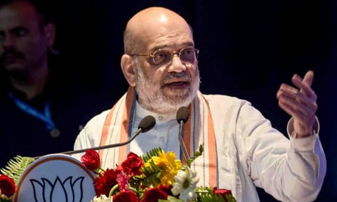 BJP senior and Union Home Minister Amit Shah (PTI) 