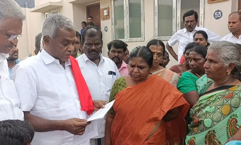  CPM state secretary P Shanmugam 