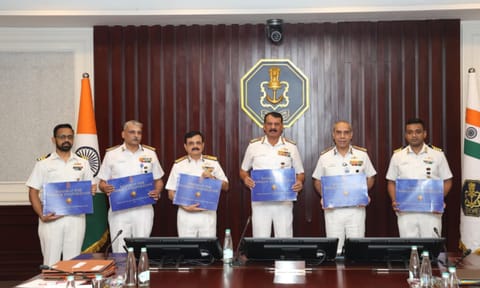 Indian Navy chief Admiral Dinesh K Tripathi (PTI)