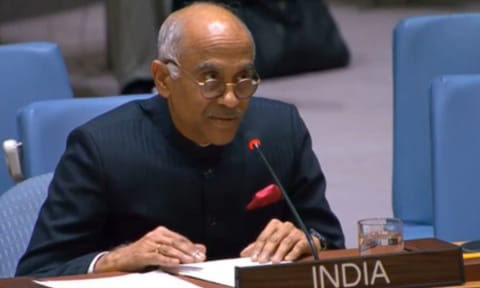  India’s candidate for the International Tribunal for the Law of the Sea (ITLOS) Bimal Patel(Photo: IANS)