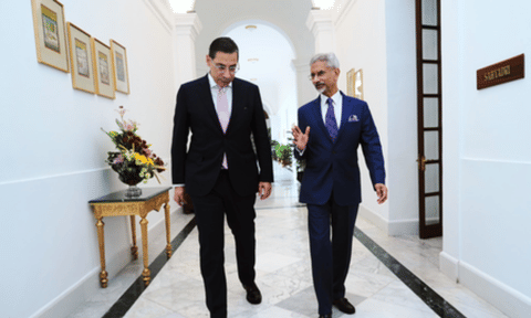 constantinos kombos & S Jaishankar (IANS) 