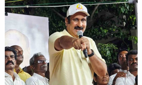 Pattali Makkal Katchi (PMK) president Anbumani Ramadoss (X) 