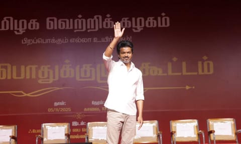 TVK leader Vijay 