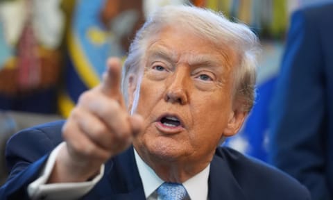President Donald Trump answers questions from reporters during a meeting with the White House task force on the 2026 FIFA World Cup in the Oval Office of the White House, Monday, Nov. 17, 2025, in Washington. (AP) 