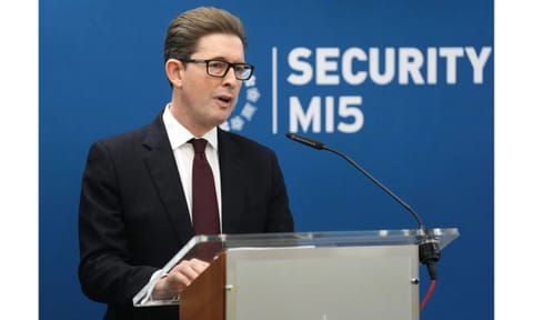 Director General of MI5, the UK’s Security Service, Ken McCallum (Photo: AP)