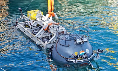 Matsya-6000 during harbour trial in Chennai