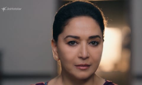 Madhuri Dixit in ‘Mrs Deshpande’ (Screengrab/X@MadhuriDixit)