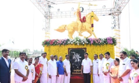 Stalin inaugurates the memorial stadium for freedom fighter Maaveeran Pollan (IANS) 