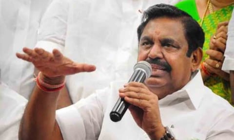 AIADMK general secretary Edappadi K Palaniswami 