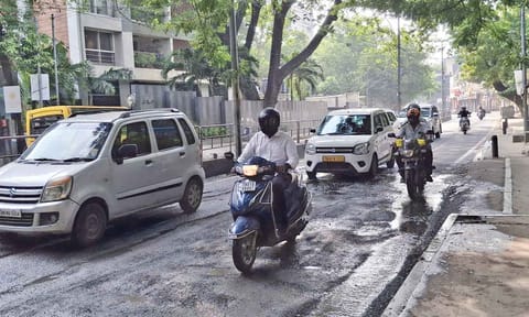 Despite repairs sewage water started flowing back on Sterling Road 