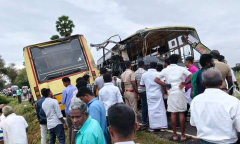 Visual from the accident 