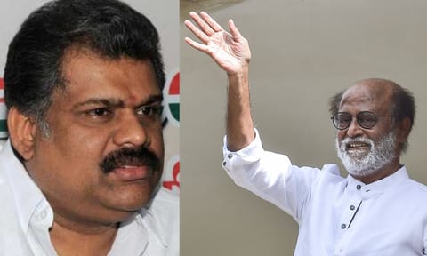GK Vasan and Rajinikanth (PTI) 