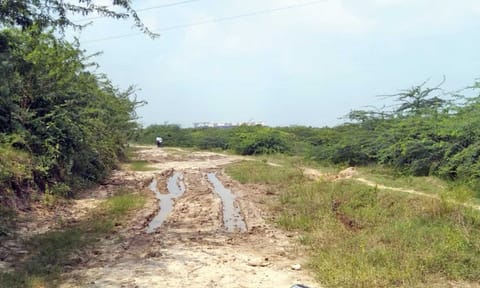 Unfinished Manali–Sadayankuppam–Jyothi Nagar stretch