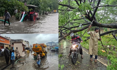 Police rescue and relief operations
