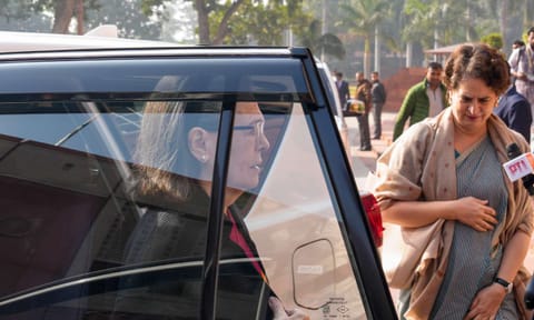 Congress leader Sonia Gandhi and party's General Secretary Priyanka Gandhi Vadra arrive at the Parliament during the Winter Session, in New Delhi, Wednesday, Dec. 3, 2025 (PTI) 