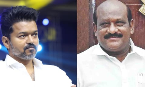 TVK leader Vijay & Minister Govi Chezhiaan