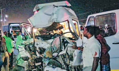 File Image of road accident 