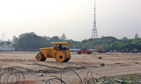 The GCC has already started the levelling and paving works for the parking facility