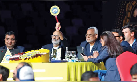 CSK at the Auction 