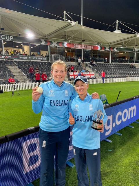 Sophie Ecclestone and Danni Wyatt.