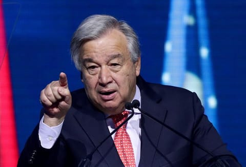 UN Secretary-General Antonio Guterres